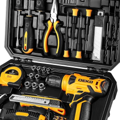126 Piece Power Tool Combo Kits with 8V Cordless Drill