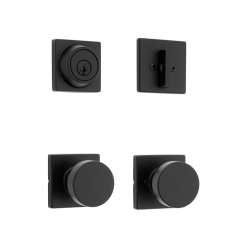 Matte Black Front Door Knob