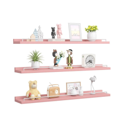 32Inch Parallel Floating Shelves (Pink)