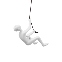 Climbing Man Wall Art (White)