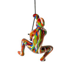 Climbing Man Wall Art (Multicolour)